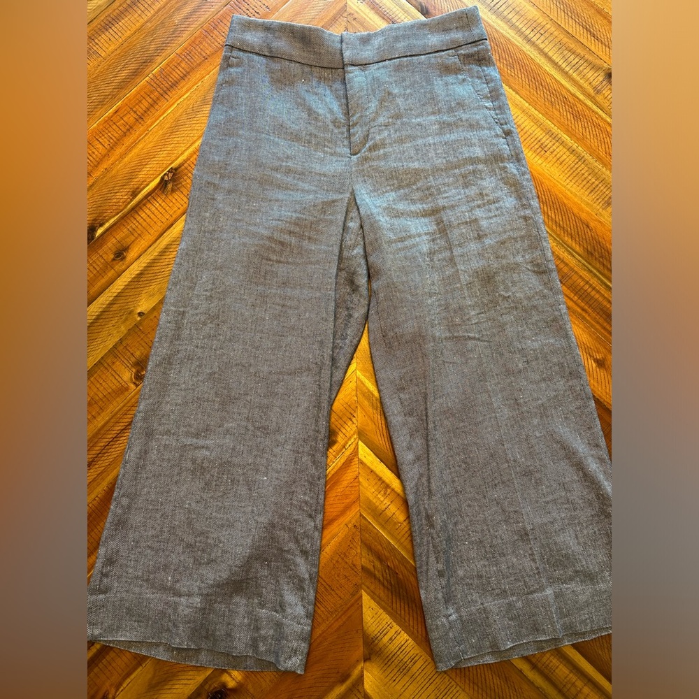 Banana Republic Cropped Linen Blend Pant in Size 2